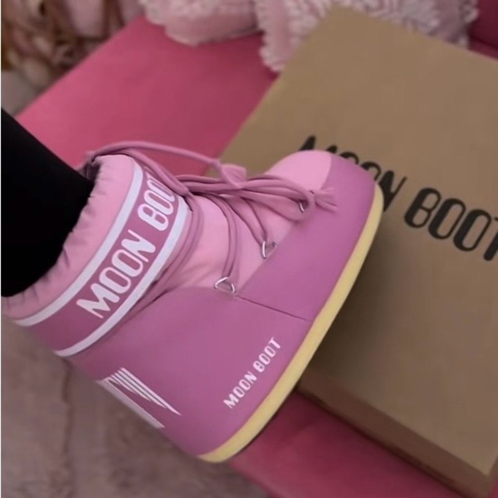 Moon Boot Icon Low Boot Pink - Picture 3 of 11